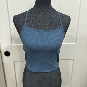 Better Be Baby Blue Halter top